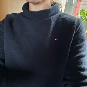 Tommy Hilfiger Dark Blue Cowl Neck Sweater
